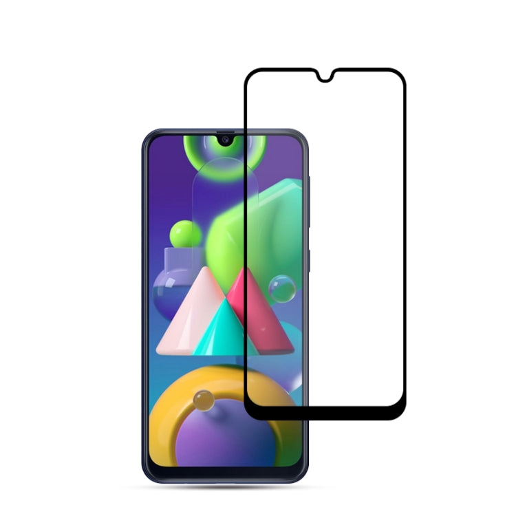 For Samsung Galaxy M21/M31 mocolo 0.33mm 9H 3D Full Glue Curved Full Screen Tempered Glass Film