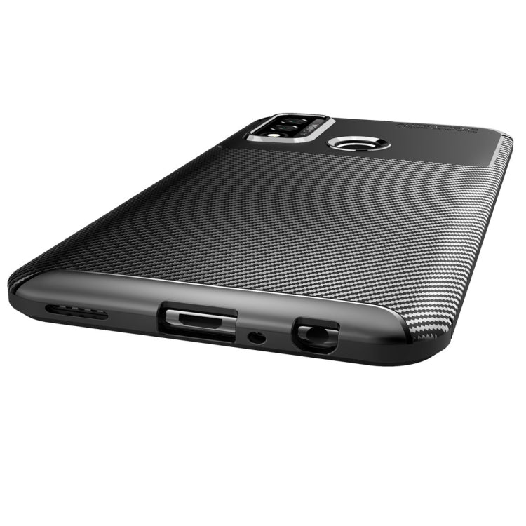 For Huawei P smart 2020 Carbon Fiber Texture Shockproof TPU Case