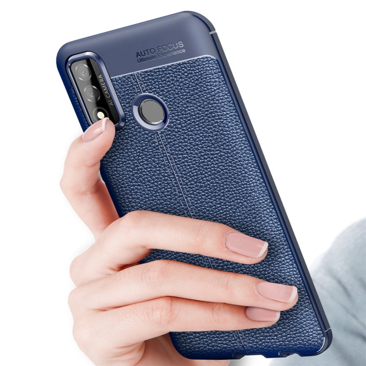 For Huawei P smart 2020 Litchi Texture TPU Shockproof Case(Red)