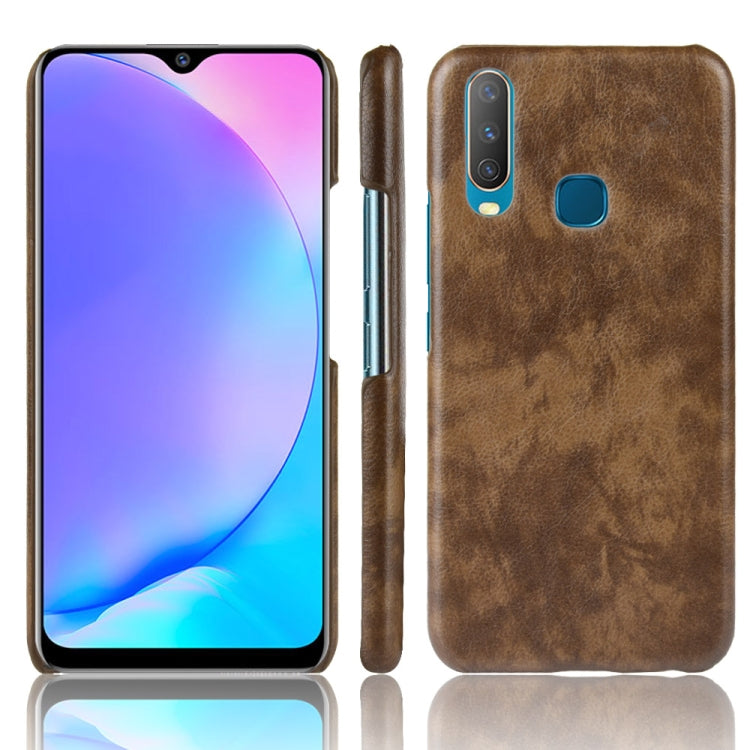 Shockproof Litchi Texture PC + PU Case For vivo Y17 / Y3