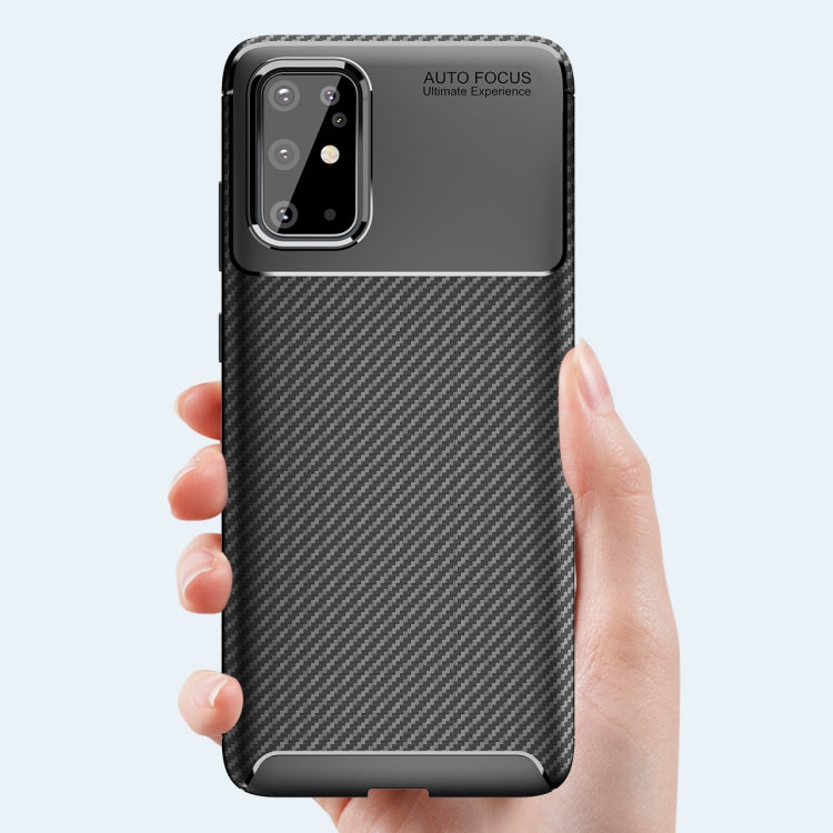 For Samsung Galaxy Note20 Ultra Carbon Fiber Texture Shockproof TPU Case