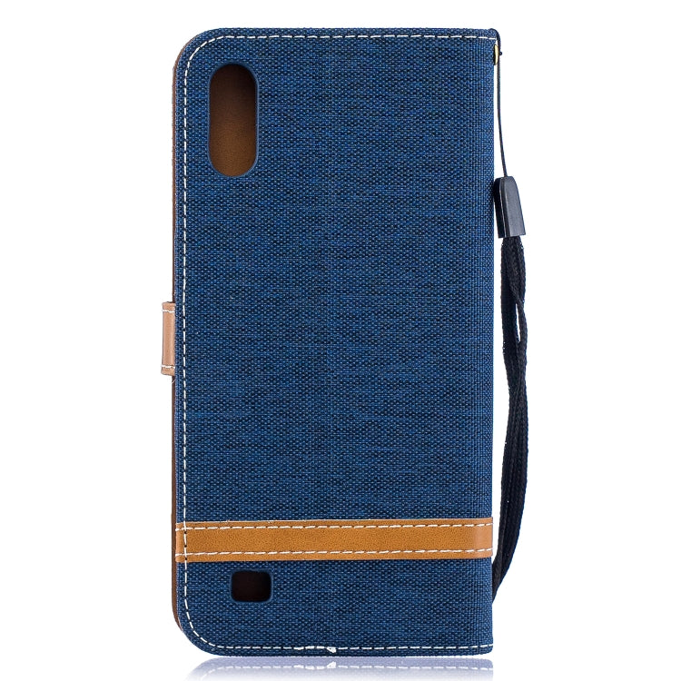 Color Matching Denim Texture Leather Case for