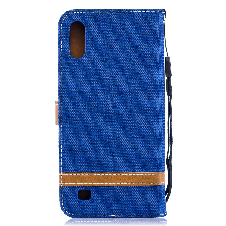 Color Matching Denim Texture Leather Case for