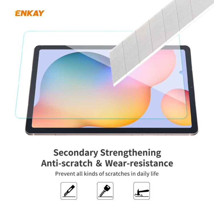 For Samsung Galaxy Tab S6 Lite P610 / P615 / Tab S6 Lite 2022 / P613 / P619 ENKAY Hat-Prince 0.33mm 9H 2.5D Explosion-proof Tempered Glass Film