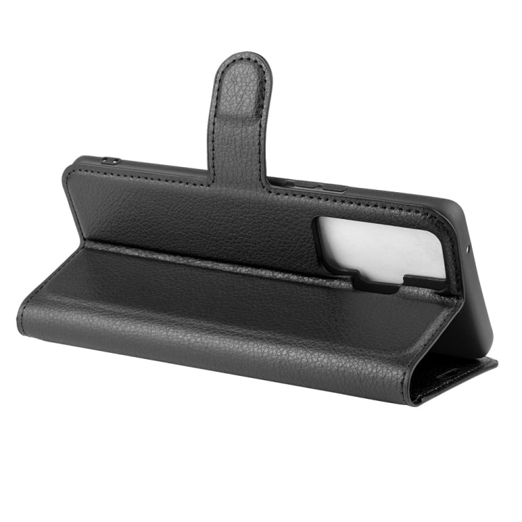 For vivo X50 Pro Litchi Texture Horizontal Flip Protective Case with Holder & Card Slots & Wallet