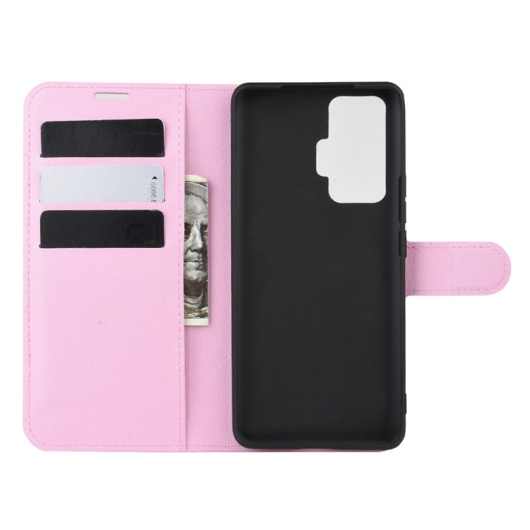 For vivo X50 Pro Litchi Texture Horizontal Flip Protective Case with Holder & Card Slots & Wallet