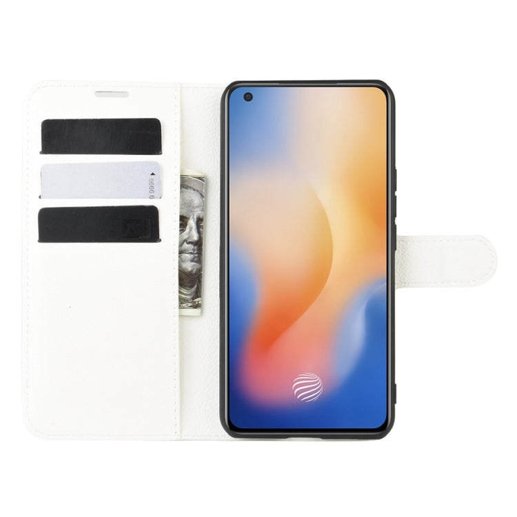 For vivo X50 Litchi Texture Horizontal Flip Protective Case with Holder & Card Slots & Wallet