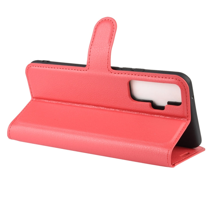 For vivo X50 Litchi Texture Horizontal Flip Protective Case with Holder & Card Slots & Wallet