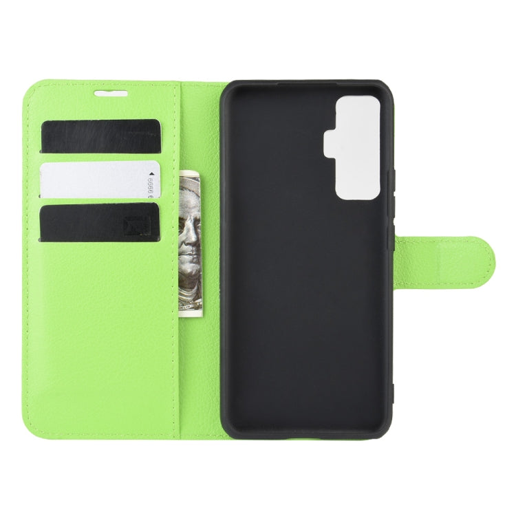 For vivo X50 Litchi Texture Horizontal Flip Protective Case with Holder & Card Slots & Wallet