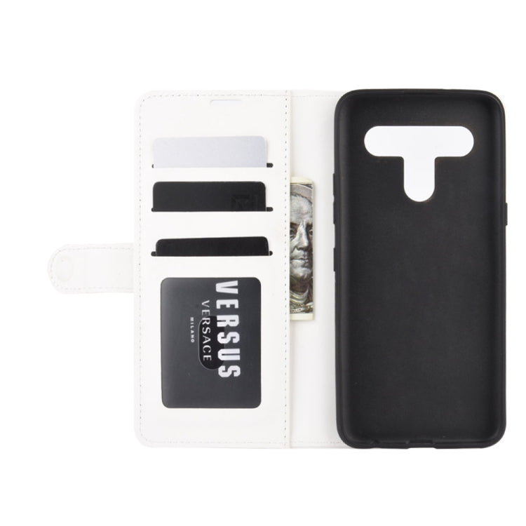 For LG K61 R64 Texture Single Horizontal Flip Protective Case with Holder & Card Slots & Wallet& Photo Frame