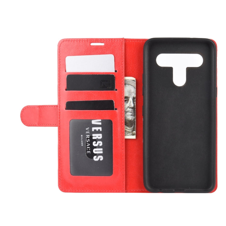 For LG K61 R64 Texture Single Horizontal Flip Protective Case with Holder & Card Slots & Wallet& Photo Frame