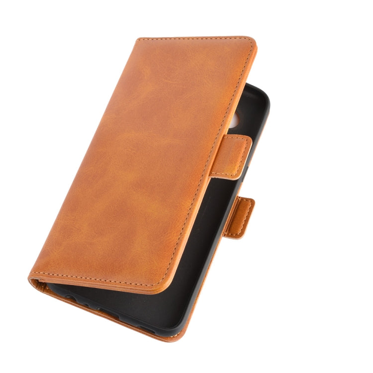 For LG K61 Dual-side Magnetic Buckle Horizontal Flip Leather Case with Holder & Card Slots & Wallet