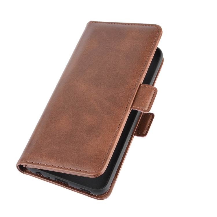 For LG K61 Dual-side Magnetic Buckle Horizontal Flip Leather Case with Holder & Card Slots & Wallet