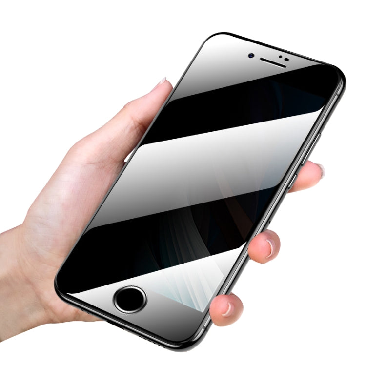 For iPhone SE 2020 mocolo 0.33mm 9H 3D Curved Full Glue Privacy Tempered Glass Film