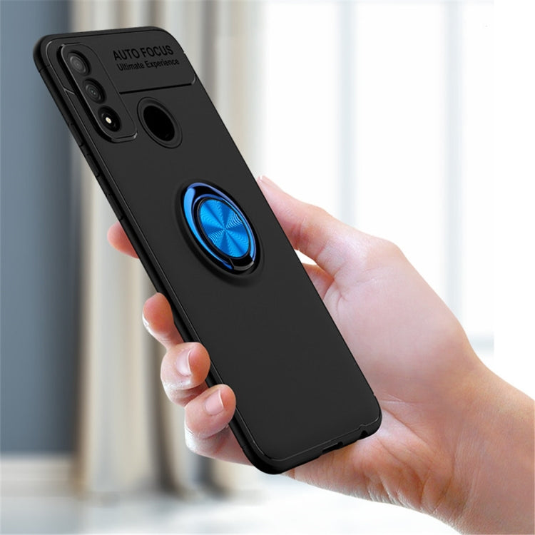 For Huawei P smart 2020 Metal Ring Holder 360 Degree Rotating TPU Case
