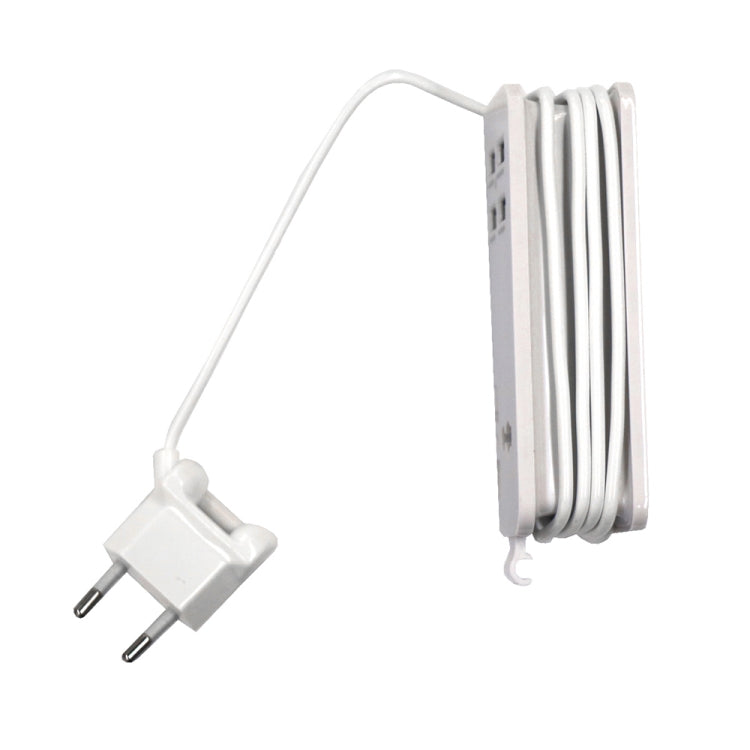 Portable 4-Port USB + 3-Hole International Universal Socket Multi-Functional Plug-in European Gauge