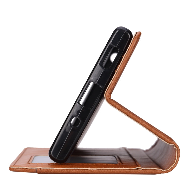 Knead Skin Texture Horizontal Flip Leather Case for Sony Xperia XA2, with Photo Frame & Holder & Card Slots & Wallet