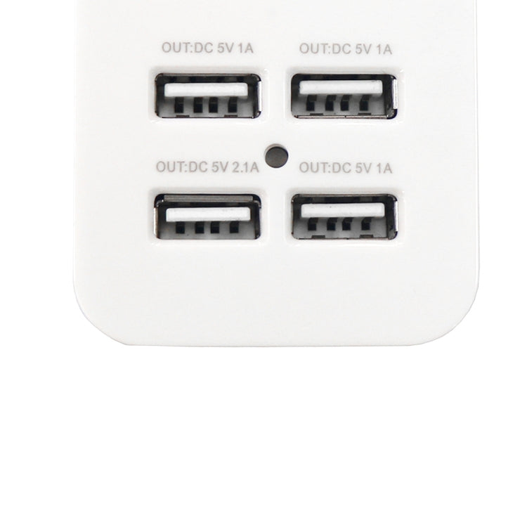 Portable 4-port USB + three hole international universal socket multi-function plug-in British Standard