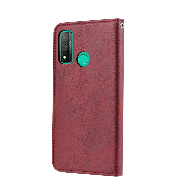 For Huawei P Smart 2020 Knead Skin Texture Horizontal Flip Leather Case with Photo Frame & Holder & Card Slots & Wallet