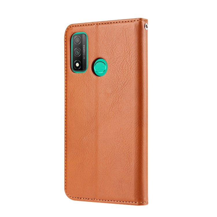 For Huawei P Smart 2020 Knead Skin Texture Horizontal Flip Leather Case with Photo Frame & Holder & Card Slots & Wallet