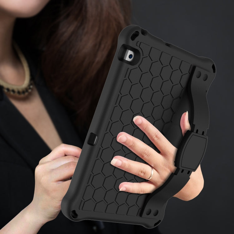 For Huawei MediaPad T5 10.1 Honeycomb Design EVA + PC Material Four Corner Anti Falling Flat Protective Shell With Strap