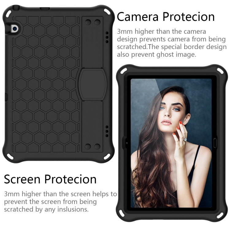 For Huawei Media M5 Lite 8.4/M6 8.4 Honeycomb Design EVA + PC Material Four Corner Anti Falling Flat Protective Shell With Strap