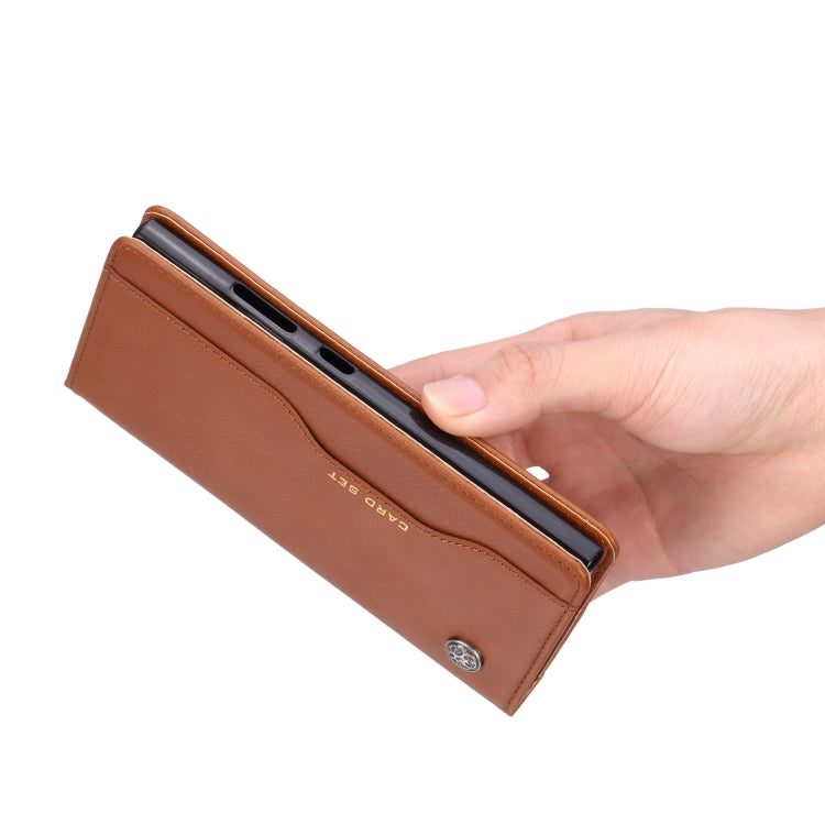 Knead Skin Texture Horizontal Flip Leather Case for Sony Xperia L2, with Photo Frame & Holder & Card Slots & Wallet