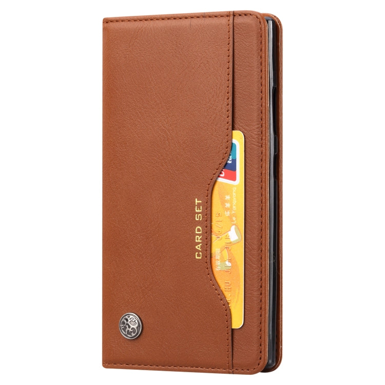 Knead Skin Texture Horizontal Flip Leather Case for Sony Xperia L2, with Photo Frame & Holder & Card Slots & Wallet