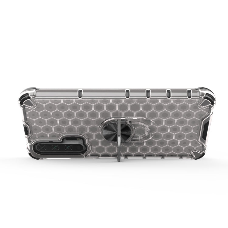 For Huawei Honor 20 Pro Shockproof Honeycomb PC + TPU Ring Holder Protection Case