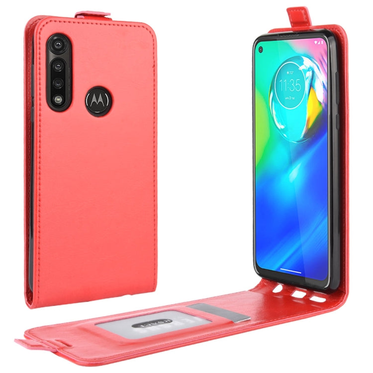 For Motorola Moto G Power R64 Texture Single Vertical Flip Leather Protective Case with Card Slots & Photo Frame