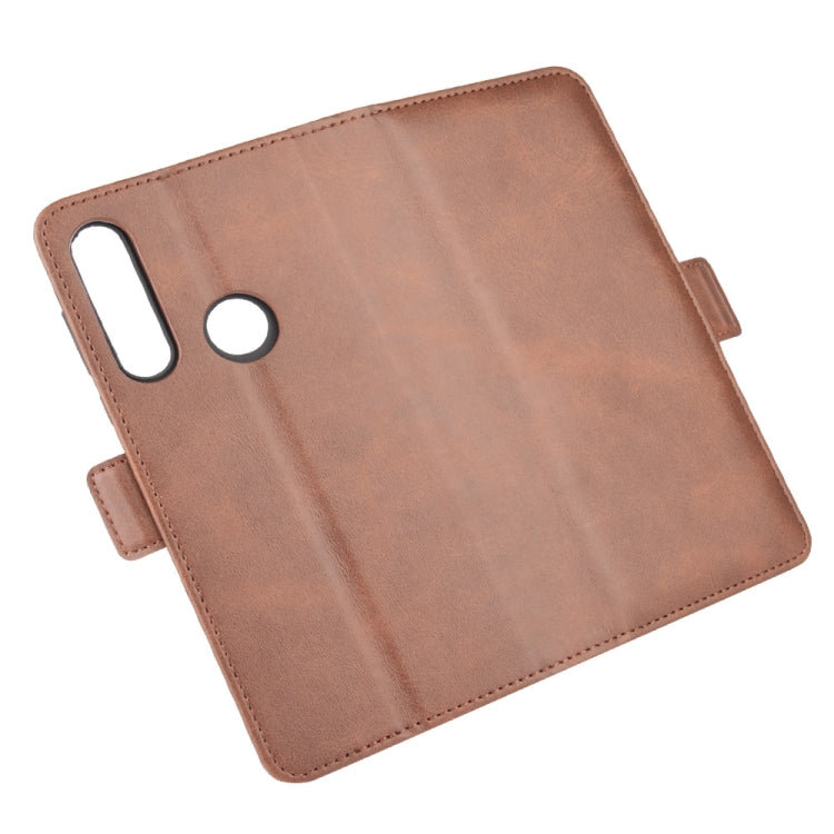 For Motorola Moto G Power Dual-side Magnetic Buckle Horizontal Flip Leather Case with Holder & Card Slots & Wallet
