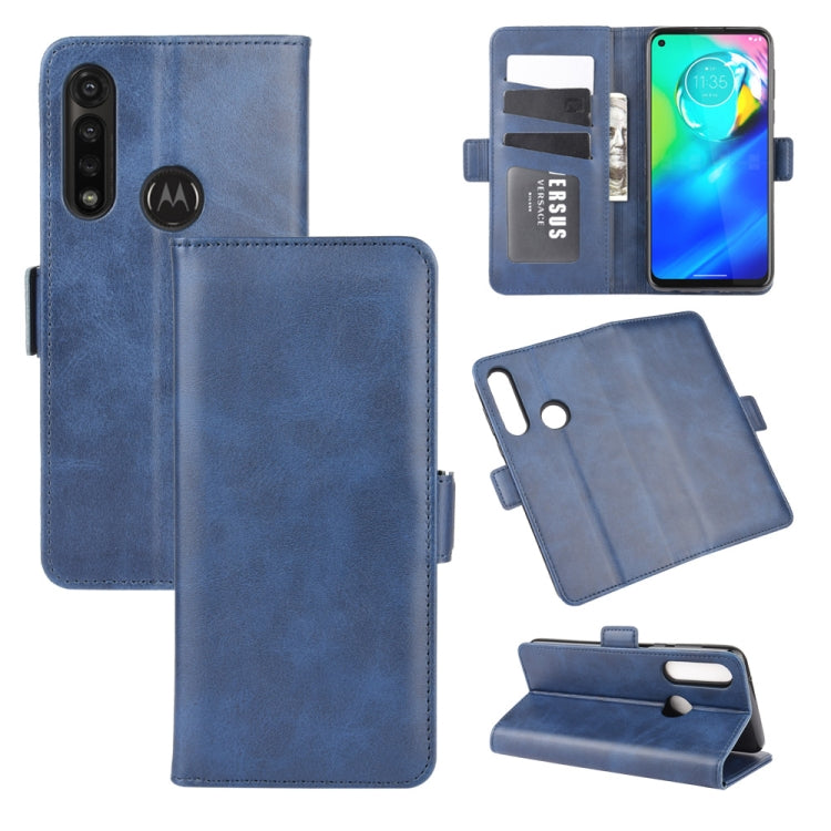 For Motorola Moto G Power Dual-side Magnetic Buckle Horizontal Flip Leather Case with Holder & Card Slots & Wallet