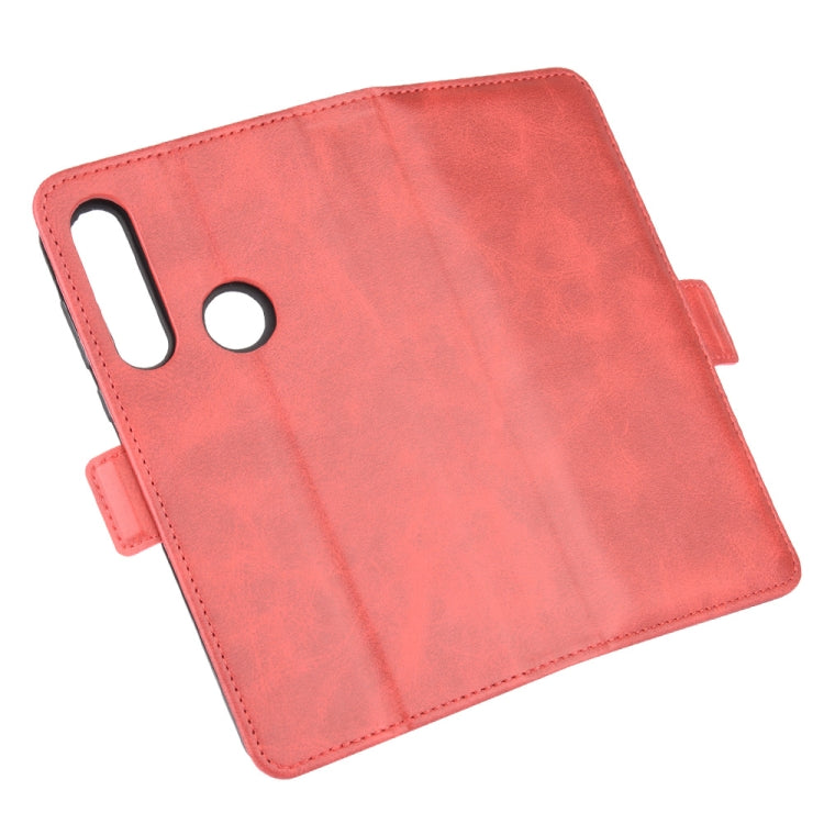 For Motorola Moto G Power Dual-side Magnetic Buckle Horizontal Flip Leather Case with Holder & Card Slots & Wallet