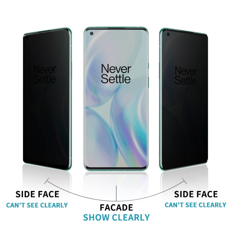 For Oneplus 8 Pro mocolo 0.33mm 9H 3D Curved Privacy Tempered Glass Film