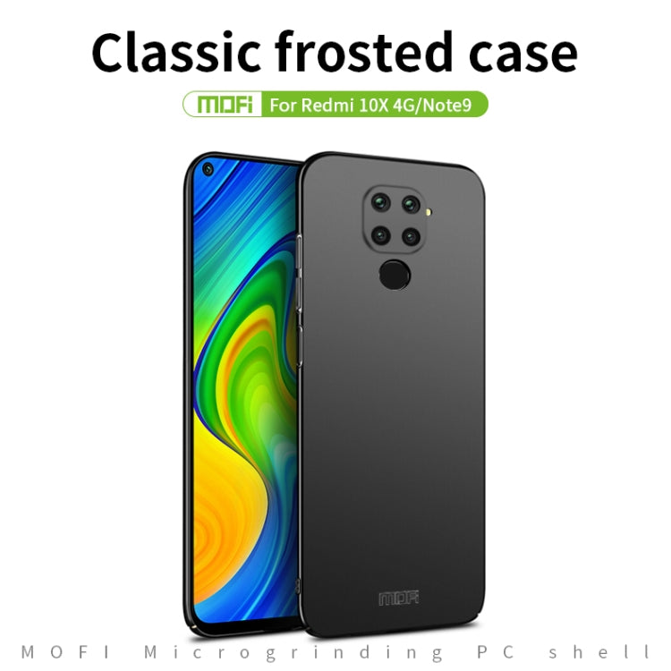 For Xiaomi Redmi 10X 4G MOFI Frosted PC Ultra-thin Hard Case