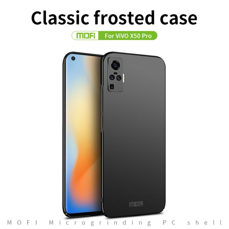 For Vivo X50 Pro MOFI Frosted PC Ultra-thin Hard Case