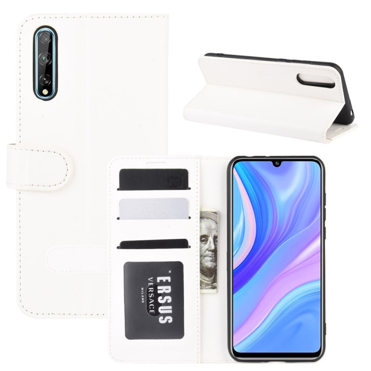 For Huawei Y8p/Enjoy 10s R64 Texture Single Horizontal Flip Protective Case with Holder & Card Slots & Wallet& Photo Frame
