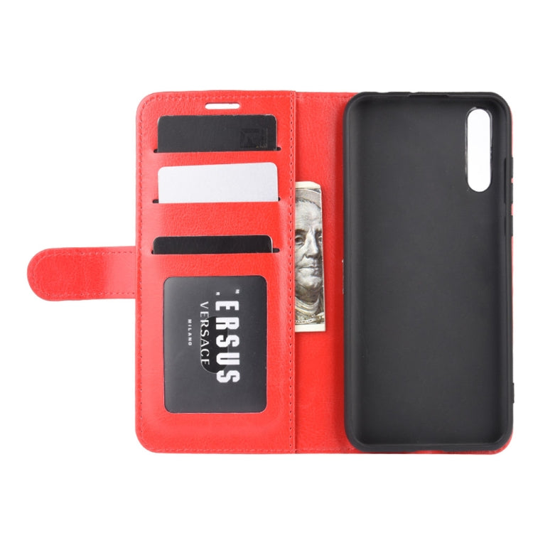 For Huawei Y8p/Enjoy 10s R64 Texture Single Horizontal Flip Protective Case with Holder & Card Slots & Wallet& Photo Frame