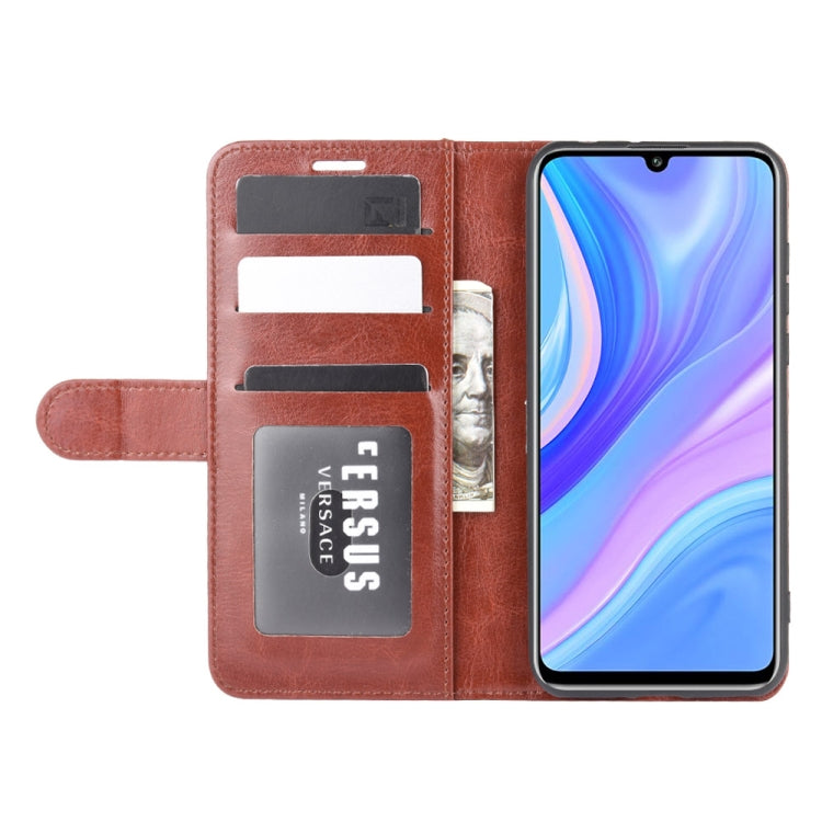 For Huawei Y8p/Enjoy 10s R64 Texture Single Horizontal Flip Protective Case with Holder & Card Slots & Wallet& Photo Frame