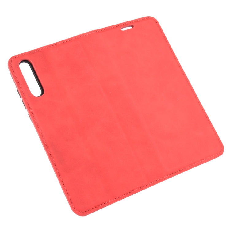 For Huawei Y8p/Enjoy 10s  Retro-skin Business Magnetic Suction Leather Case with Holder & Card Slots & Wallet