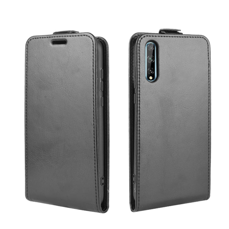 For Huawei Y8p/Enjoy 10s R64 Texture Single Vertical Flip Leather Protective Case with Card Slots & Photo Frame