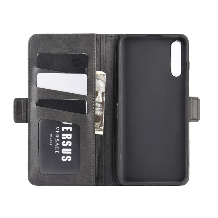 For Huawei Y8p/Enjoy 10s Dual-side Magnetic Buckle Horizontal Flip Leather Case with Holder & Card Slots & Wallet