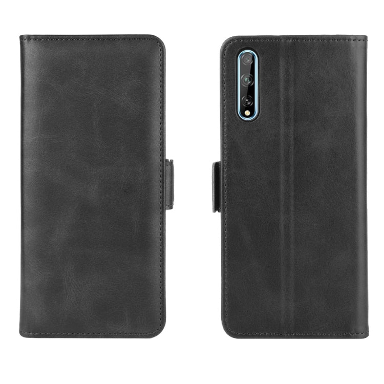 For Huawei Y8p/Enjoy 10s Dual-side Magnetic Buckle Horizontal Flip Leather Case with Holder & Card Slots & Wallet