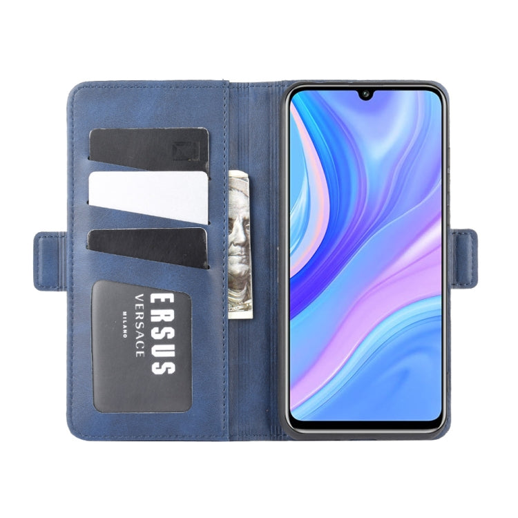 For Huawei Y8p/Enjoy 10s Dual-side Magnetic Buckle Horizontal Flip Leather Case with Holder & Card Slots & Wallet