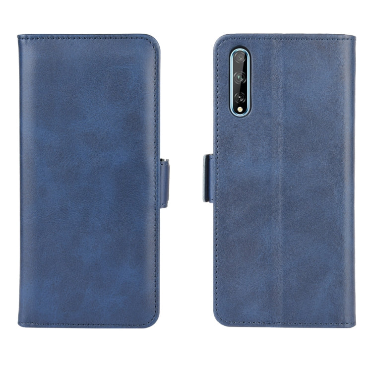 For Huawei Y8p/Enjoy 10s Dual-side Magnetic Buckle Horizontal Flip Leather Case with Holder & Card Slots & Wallet
