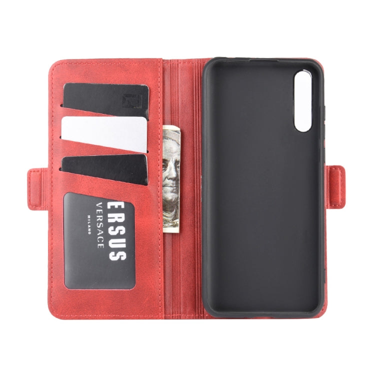 For Huawei Y8p/Enjoy 10s Dual-side Magnetic Buckle Horizontal Flip Leather Case with Holder & Card Slots & Wallet