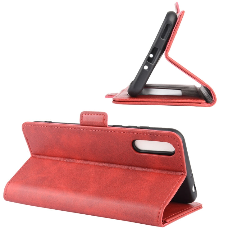 For Huawei Y8p/Enjoy 10s Dual-side Magnetic Buckle Horizontal Flip Leather Case with Holder & Card Slots & Wallet