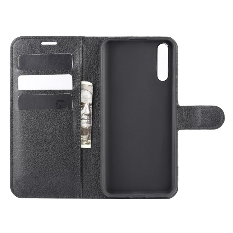 For Huawei Y8p/Enjoy 10s Litchi Texture Horizontal Flip Protective Case with Holder & Card Slots & Wallet