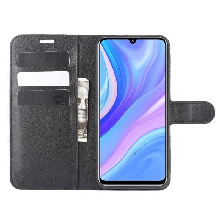 For Huawei Y8p/Enjoy 10s Litchi Texture Horizontal Flip Protective Case with Holder & Card Slots & Wallet