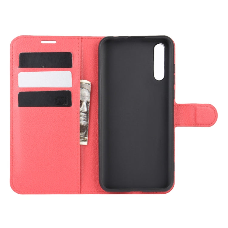 For Huawei Y8p/Enjoy 10s Litchi Texture Horizontal Flip Protective Case with Holder & Card Slots & Wallet